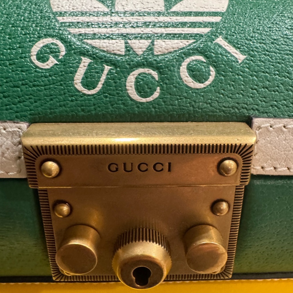 SOLD! Authentic GUCCI x ADIDAS Collab Golf Ball Case Bag RARE